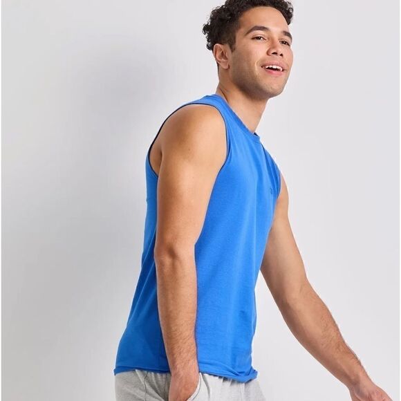 New Champion Men’s Classic Muscle T-Shirt Black Size Small - Picture 5 of 7